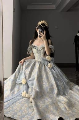Blue Wedding Adult Formal Dress
