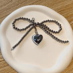 Fashion Silver Pearl Bow Pendant Gemstone Shoe Flower Buckle Girl Heart Premium Ballet Shoes Charms Decoration Accessories 1PCS