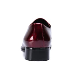 Luxury Red Lacquer Leather Pointed Toe Men Lace Up Shoes Wedding Party Banquet Shoes Elegant Business Big Size Male Formal Shoes