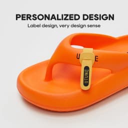 UTUNE 2026 NEW Women's Thick Sole Flip Flops - Height Increasing Platform Sandals, Lightweight Cushioned Summer Beach Slippers
