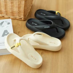 UTUNE 2026 NEW Women's Thick Sole Flip Flops - Height Increasing Platform Sandals, Lightweight Cushioned Summer Beach Slippers