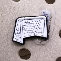 1pcs Original Football PVC Shoe Charms Accessories Make Play MVP Soccer Field Sandals Buckle Decorations Clog Pin Clips Designer