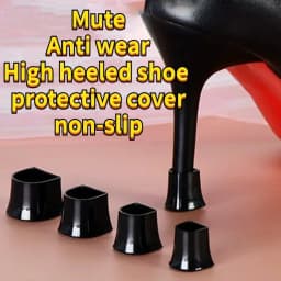 2-20pcs Silicone Heel Protectors Stoppers Latin Stiletto Dancing Covers Antislip High Heeler Bridal Wedding Shoes Accessories
