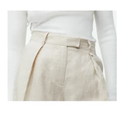 High Quality Linen Women's Shorts Pink Youth Fashion Street Wear Cool Breathable Pants Outdoor Party Casual Wear Spring Summer