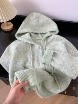 Korean Hooded Knitted Cardigan Women Autumn Winter New Fashion Casual Loose Lazy Style Sweater Female Streetwear Sweater Coats