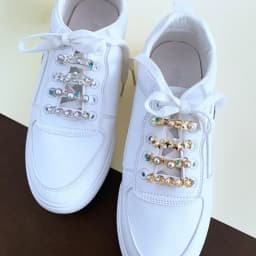 New Shoelaces Charms for Sneakers Shoe Laces Rhinestones Metal Shoelace Clips Decorative Buckles for Girl Shoes Accessories 1PCS