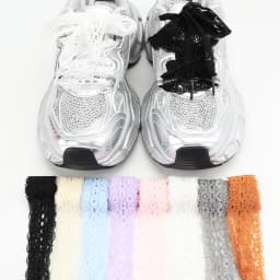 1Pair Silk Lace Shoes Laces Girl Colourful Flat Shoelaces White Black Casual Rope Shoelace for Shoes Accessories 80/100/120CM