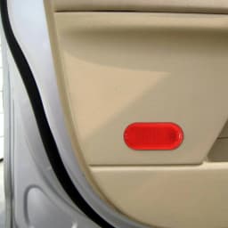 2Pcs Red Interior Door Panel Warning Light Cap Reflector for 6Q0947419
