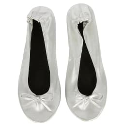 Aohaolee After Party Shoes Fashion Women Shoes Flats Portable Fold Up Bridal Prom Ballerinas Flat Shoes Roll Up Foldable Ballets