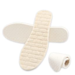 Winter Warm Insoles for Shoes Thermal Wool Latex Inserts Comfort Soft Shock Absorbing Foot Pads Man Women Heating Boot Cushion