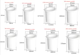 1-4KG Ceramic Shield Gold Melting Cup /Foundry Crucible For Induction Furnace Quartz Coat Metal Casting,Jewelry Making Tools