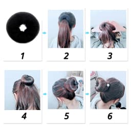 Roller For Hair Bagel Doughnut Hair Styling Curler Hair Bun Maker For Elegant Women Magic Hair Donut Clips Hair Styling Tool