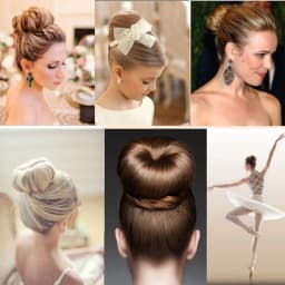 Roller For Hair Bagel Doughnut Hair Styling Curler Hair Bun Maker For Elegant Women Magic Hair Donut Clips Hair Styling Tool