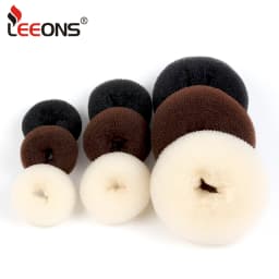 Roller For Hair Bagel Doughnut Hair Styling Curler Hair Bun Maker For Elegant Women Magic Hair Donut Clips Hair Styling Tool