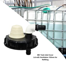 IBC Tank Inlet Cover Lid With Ventilation 163mm For Refilling IBC Tote Tank Accessories
