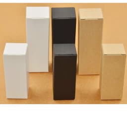 100pcs/lot 10ML to 100Ml 18MM Rubber Head Dropper Essential Oil Bottle Packaging Box Cosmetics Kraft Carton White Box Black Box