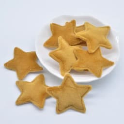 50Pcs/lot 38mm Padded Plush Furry Felt Star Applique for DIY Headwear Hair Clips Bow Accessories Handmade Baby Clothes Hat Decor