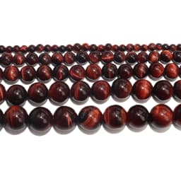 Natural Stone Red Tiger Eye Agates Round Loose Beads 4 6 8 10 12 MM Pick Size For Jewelry Making Charm DIY Bracelet Necklace