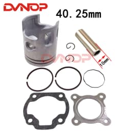 40mm piston & ring set (10mm pin) for Scooter Minarelli 1E40QMB JOG50 3KJ ZIP LS49 Hurricane F-act Matrix 50 Stels SKIF 50