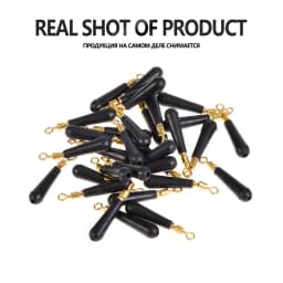 10pcs/lot Fishing Float Holders Silicone Holder 360 Degree Freely Rotating Swivels Copper B Shape Ring Connect Fishing Tackle