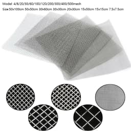 1 Pcs 4/8/20/30/60/100/120/200/300/400/500 Mesh Optional Stainlessy Steel Micron Filter Sub-Plate Screening Food Filter