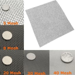 1 Pcs 4/8/20/30/60/100/120/200/300/400/500 Mesh Optional Stainlessy Steel Micron Filter Sub-Plate Screening Food Filter