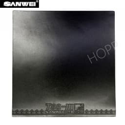 SANWEI T88 III (T88-3) Table Tennis Rubber (Half-sticky, loop) with Sponge Pimples In Original SANWEI Ping Pong Rubber
