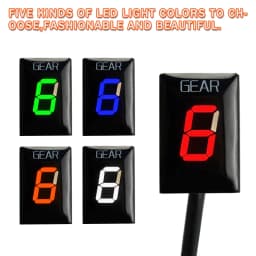Gear Indicator For Kawasaki ER6F ER-6F ER6N ER-6N Ninja 250R ZX6R ZX-6R Vulcan 900 VN900 Motorcycle Accessories Gear Display