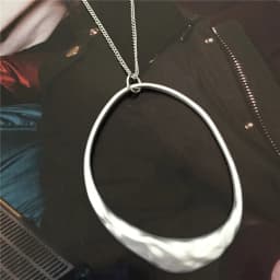 Summer New Style Simple Pendant Necklaces Jewelry Girl Silver Color Bohemia Alloy Necklace Chain For Women