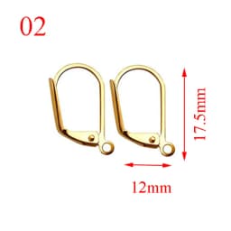 20pcs/lot(10pairs) Gold Stainless Steel DIY Earring Findings Clasps Hooks Jewelry Making Accessories Earwire