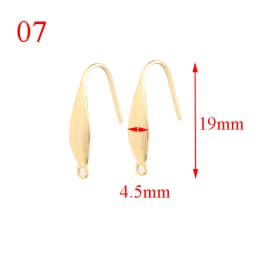 20pcs/lot(10pairs) Gold Stainless Steel DIY Earring Findings Clasps Hooks Jewelry Making Accessories Earwire