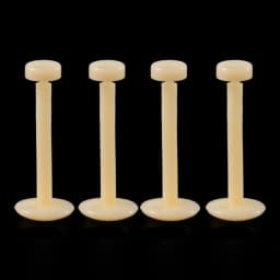 10PCS Flesh Color Bio Flexible PTFE Labret Retainer Rings Ear Tragus Helix Cartilage Earring Stud PTFE Basic Retainer Piercing