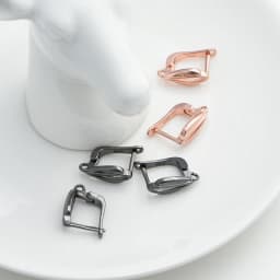 NEW Ear Hook Leaf Gold-plated Handmade DIY Earrings Accessories Wholesale Earring Findings Jewellery