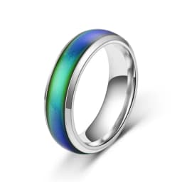 Changing Color Rings Stainless Ring Mood Emotion Feeling Temperature Rings For Women Men Couples Rings Tone Fine Jewelry Gift
