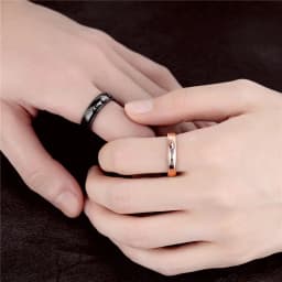 Fashion Couple Rings Her King His Queen Statement Ring Romantic Zircon Crown Ring Anniversary Wedding Band Jewelry Gifts