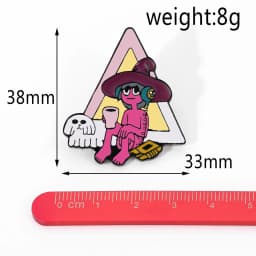 Pink Collection ! The Midnight Gospel Hard Metal Enamel Pin Badge Brooch Dog Hat Lapel Pin Brooches Anime Pins Jewelry Gift