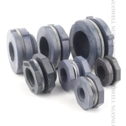 1PCS PVC 1/2"3/4"1"Water Tank Connector Drain Pipe Accessories Aquarium Joints Water Pipe Fittings Thread Adaptor Tank Bulkhead