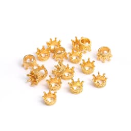 Fashion style 32 pcs/lot Crown charms Jewelry Making DIY handmade Earrings necklace bracelet Crafts 7*10*10mm
