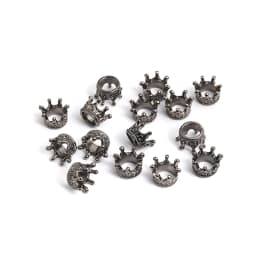 Fashion style 32 pcs/lot Crown charms Jewelry Making DIY handmade Earrings necklace bracelet Crafts 7*10*10mm