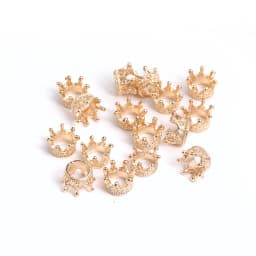 Fashion style 32 pcs/lot Crown charms Jewelry Making DIY handmade Earrings necklace bracelet Crafts 7*10*10mm