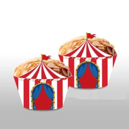 Circus Clown Lion Cake Toppers Elephant Boy Girl Birthday Party Supplies Monkey Straw Bow Kid Baking Supplies Dessert Love Gifts