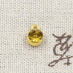 12pcs Charms Birthstone Birth Stone 10x7mm Pendants DIY Handmade Making Findings Gold Silver Color Crystal For Necklace Bracelet