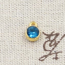 12pcs Charms Birthstone Birth Stone 10x7mm Pendants DIY Handmade Making Findings Gold Silver Color Crystal For Necklace Bracelet