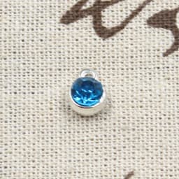 12pcs Charms Birthstone Birth Stone 10x7mm Pendants DIY Handmade Making Findings Gold Silver Color Crystal For Necklace Bracelet