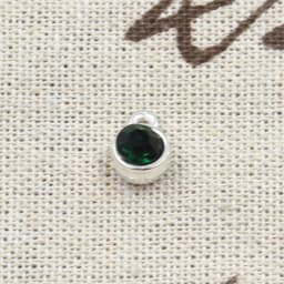12pcs Charms Birthstone Birth Stone 10x7mm Pendants DIY Handmade Making Findings Gold Silver Color Crystal For Necklace Bracelet