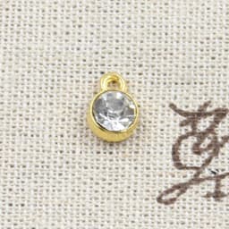 12pcs Charms Birthstone Birth Stone 10x7mm Pendants DIY Handmade Making Findings Gold Silver Color Crystal For Necklace Bracelet