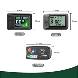 KT Ebike LCD Led Display Kuteng 24V 36V 48V Lcd3 Lcd8h Led 880 LCD7 Electric Bicycle Bike Display for Electric Bike Kit