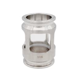 2"TC (64mm ) Sight Glass 1.87"ID 3.65"OAL Stainless Steel 304/316 Sanitary Sight Glass Tri Clover Type Homebrew Hardware