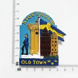 Swedish Fridge Magnets Tourist Souvenir Sweden Malmo Sverige Stockholm Travel Gift Magnetic Refrigerator Sticker Home Decoration
