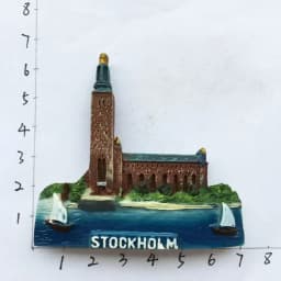 Swedish Fridge Magnets Tourist Souvenir Sweden Malmo Sverige Stockholm Travel Gift Magnetic Refrigerator Sticker Home Decoration